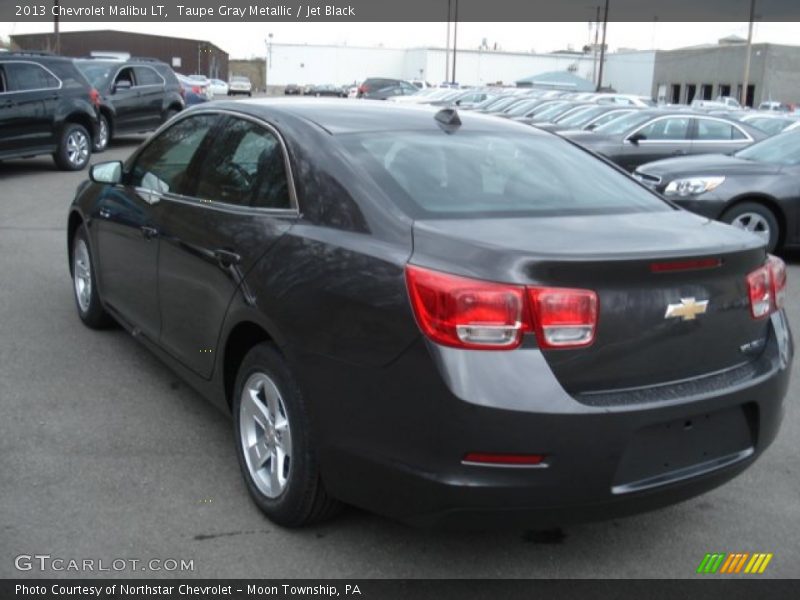 Taupe Gray Metallic / Jet Black 2013 Chevrolet Malibu LT
