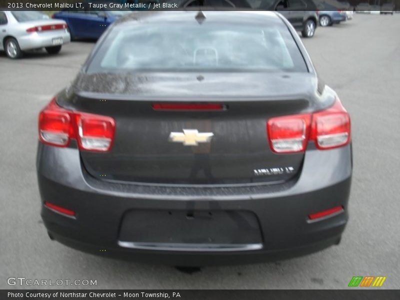 Taupe Gray Metallic / Jet Black 2013 Chevrolet Malibu LT