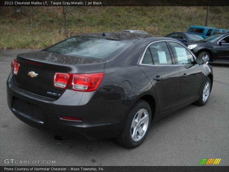 Taupe Gray Metallic / Jet Black 2013 Chevrolet Malibu LT
