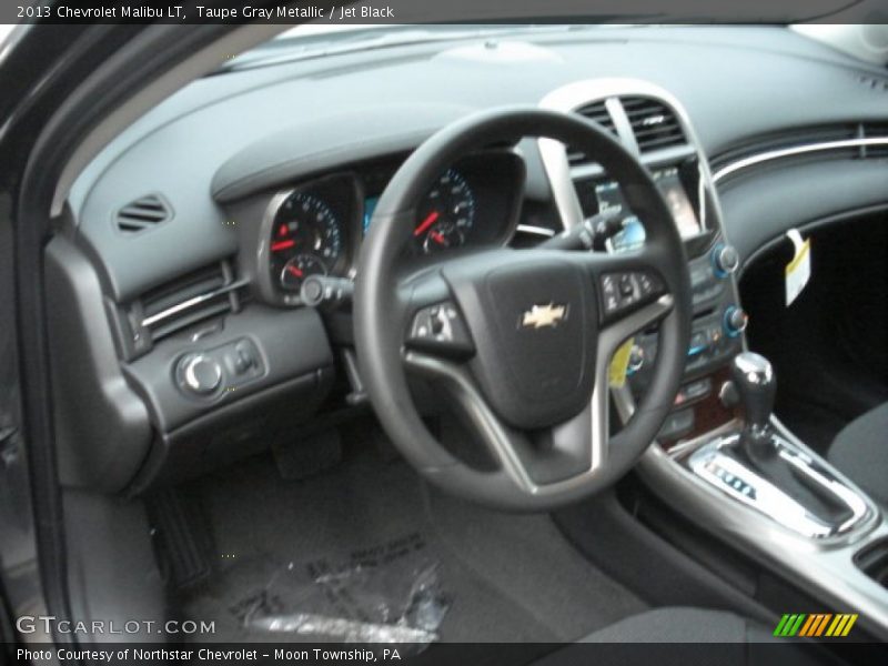 Taupe Gray Metallic / Jet Black 2013 Chevrolet Malibu LT