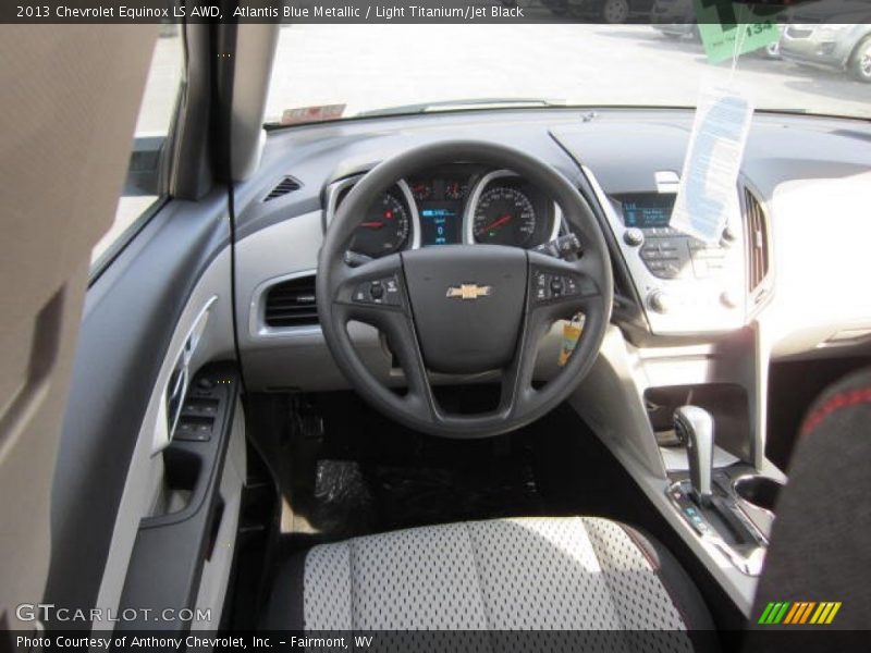 Atlantis Blue Metallic / Light Titanium/Jet Black 2013 Chevrolet Equinox LS AWD