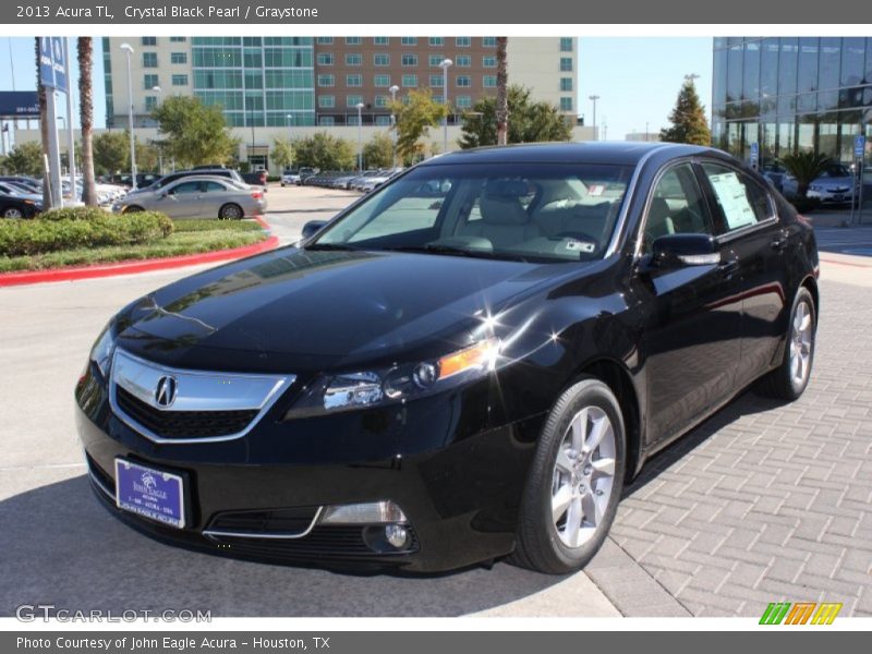 Crystal Black Pearl / Graystone 2013 Acura TL