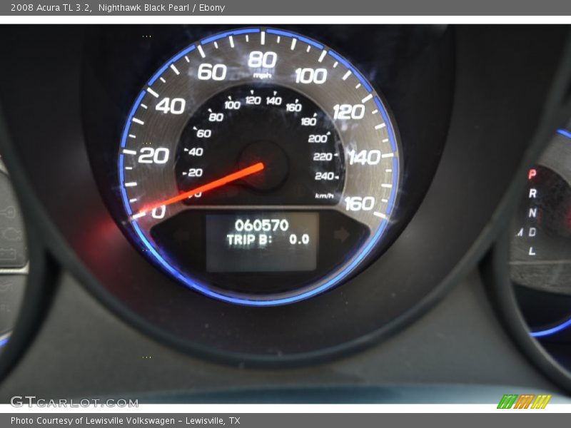 Nighthawk Black Pearl / Ebony 2008 Acura TL 3.2