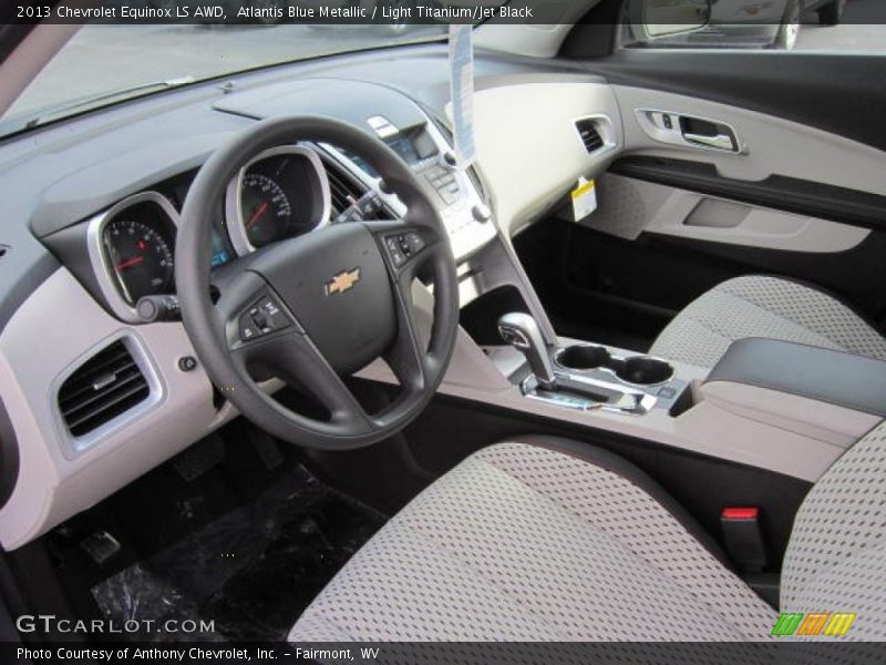 Atlantis Blue Metallic / Light Titanium/Jet Black 2013 Chevrolet Equinox LS AWD