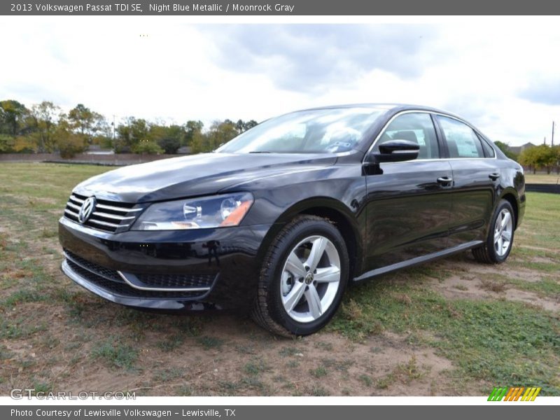 Night Blue Metallic / Moonrock Gray 2013 Volkswagen Passat TDI SE