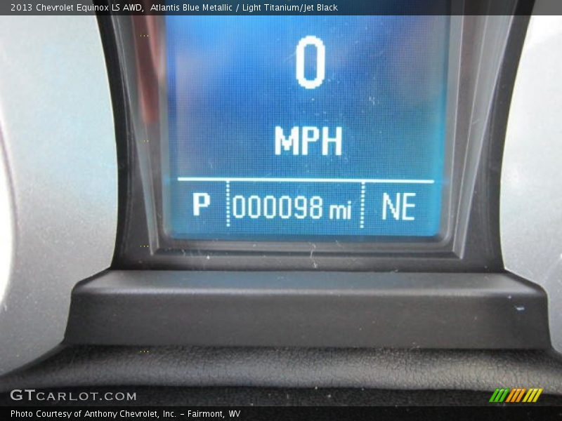Atlantis Blue Metallic / Light Titanium/Jet Black 2013 Chevrolet Equinox LS AWD