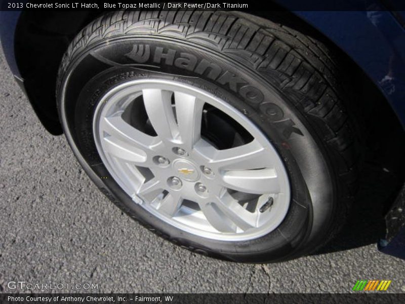 Blue Topaz Metallic / Dark Pewter/Dark Titanium 2013 Chevrolet Sonic LT Hatch