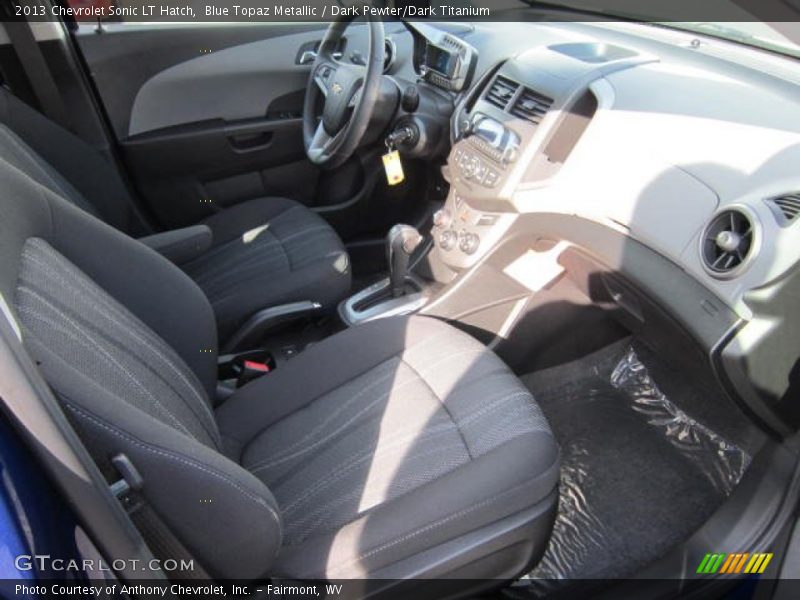 Blue Topaz Metallic / Dark Pewter/Dark Titanium 2013 Chevrolet Sonic LT Hatch