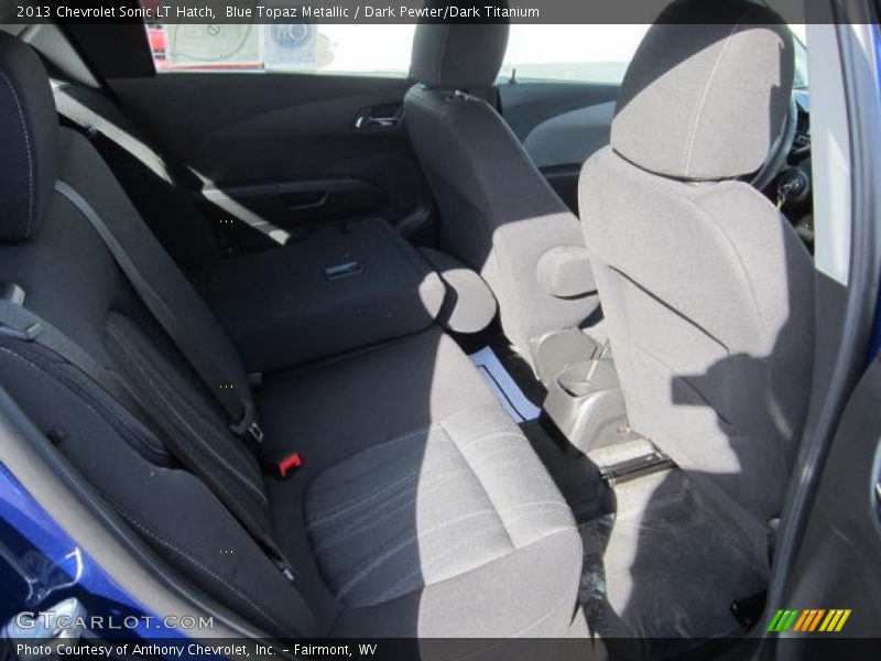 Blue Topaz Metallic / Dark Pewter/Dark Titanium 2013 Chevrolet Sonic LT Hatch