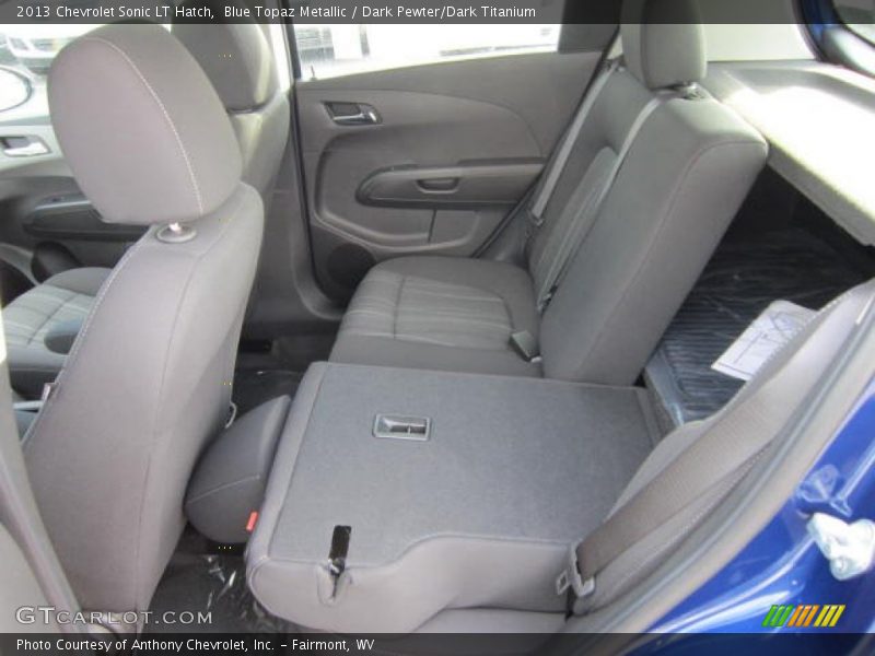Blue Topaz Metallic / Dark Pewter/Dark Titanium 2013 Chevrolet Sonic LT Hatch
