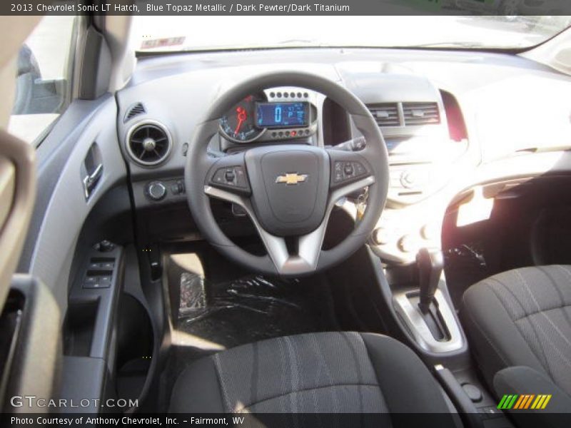 Blue Topaz Metallic / Dark Pewter/Dark Titanium 2013 Chevrolet Sonic LT Hatch