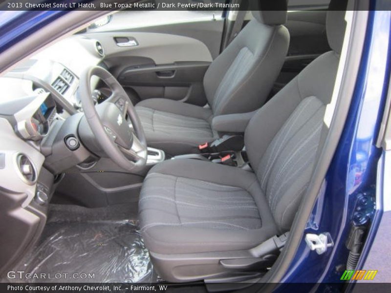Blue Topaz Metallic / Dark Pewter/Dark Titanium 2013 Chevrolet Sonic LT Hatch