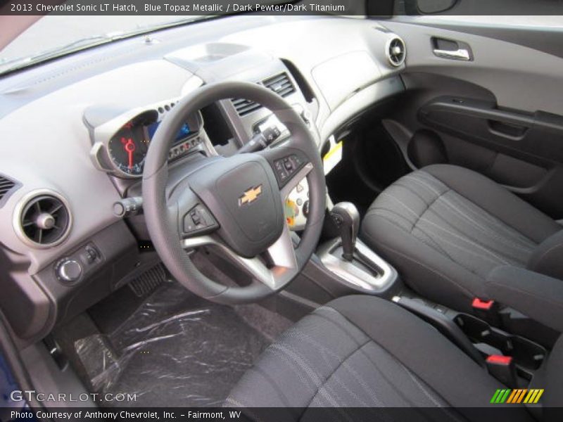 Blue Topaz Metallic / Dark Pewter/Dark Titanium 2013 Chevrolet Sonic LT Hatch