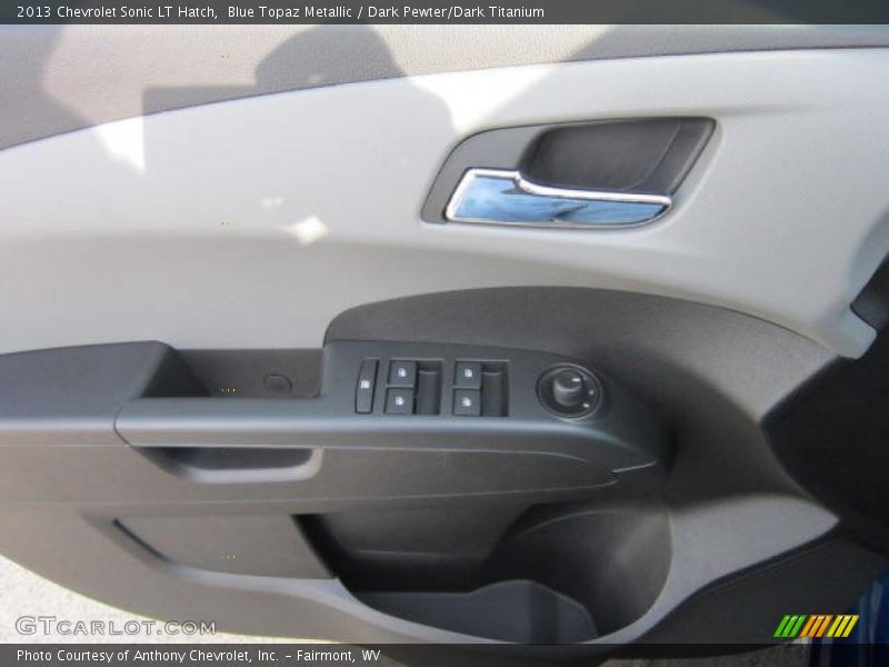 Blue Topaz Metallic / Dark Pewter/Dark Titanium 2013 Chevrolet Sonic LT Hatch