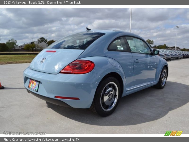 Denim Blue / Titan Black 2013 Volkswagen Beetle 2.5L