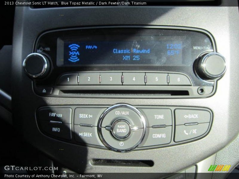 Blue Topaz Metallic / Dark Pewter/Dark Titanium 2013 Chevrolet Sonic LT Hatch