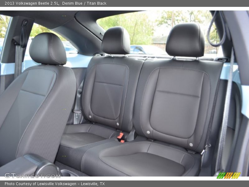 Rear Seat of 2013 Beetle 2.5L