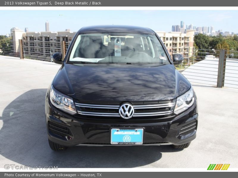 Deep Black Metallic / Black 2013 Volkswagen Tiguan S