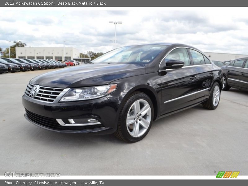 Deep Black Metallic / Black 2013 Volkswagen CC Sport