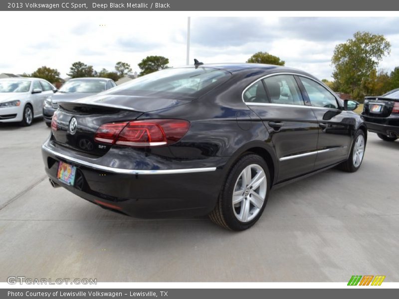Deep Black Metallic / Black 2013 Volkswagen CC Sport