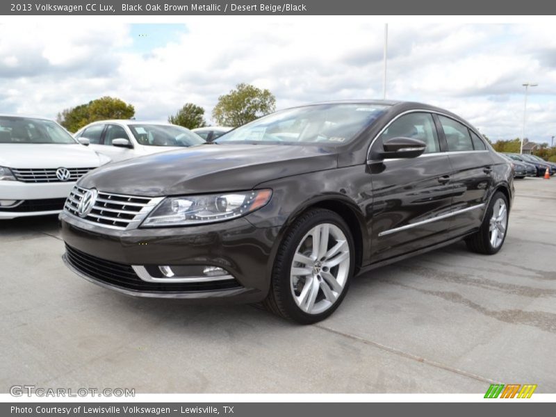 Black Oak Brown Metallic / Desert Beige/Black 2013 Volkswagen CC Lux