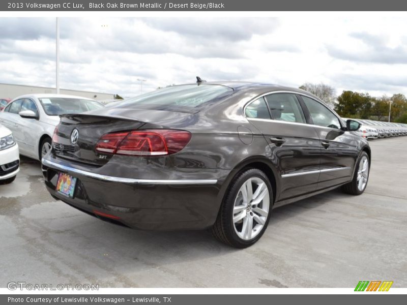 Black Oak Brown Metallic / Desert Beige/Black 2013 Volkswagen CC Lux