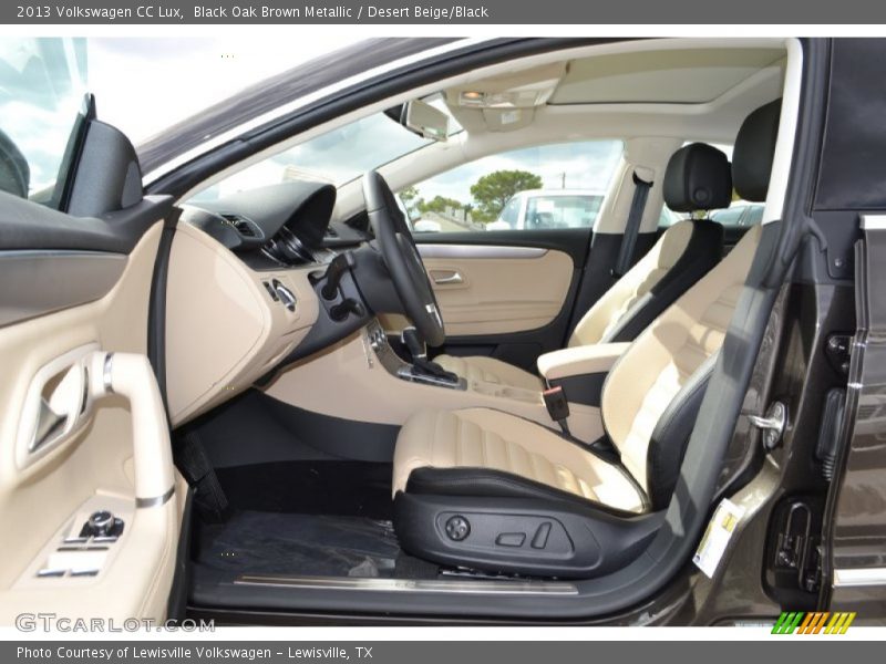 Black Oak Brown Metallic / Desert Beige/Black 2013 Volkswagen CC Lux
