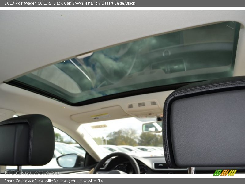 Black Oak Brown Metallic / Desert Beige/Black 2013 Volkswagen CC Lux