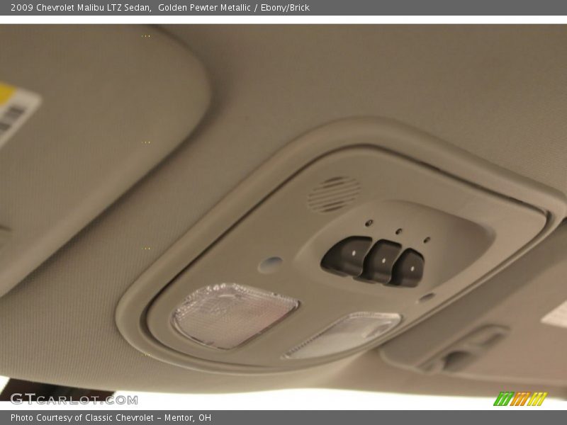 Golden Pewter Metallic / Ebony/Brick 2009 Chevrolet Malibu LTZ Sedan