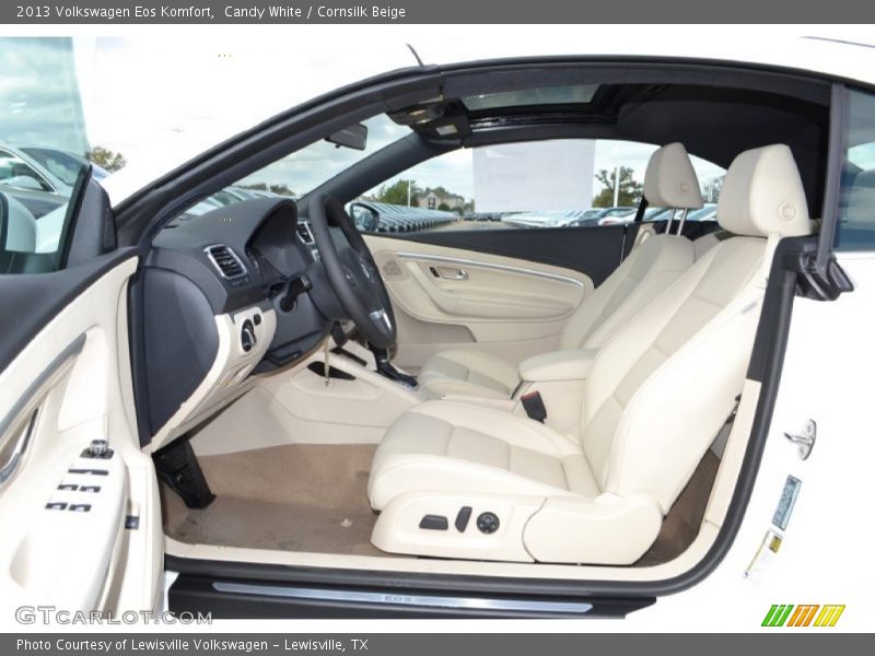 Candy White / Cornsilk Beige 2013 Volkswagen Eos Komfort