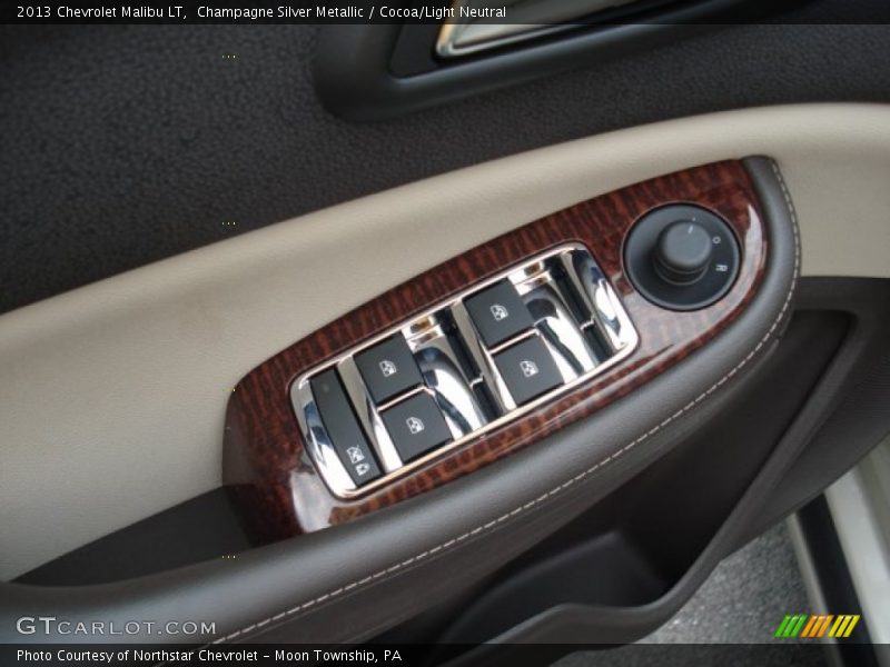 Champagne Silver Metallic / Cocoa/Light Neutral 2013 Chevrolet Malibu LT