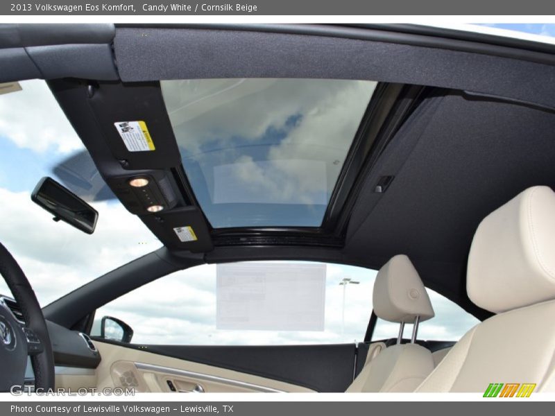 Candy White / Cornsilk Beige 2013 Volkswagen Eos Komfort