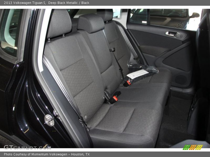 Deep Black Metallic / Black 2013 Volkswagen Tiguan S