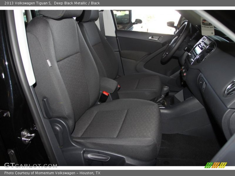 Deep Black Metallic / Black 2013 Volkswagen Tiguan S