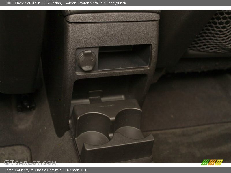 Golden Pewter Metallic / Ebony/Brick 2009 Chevrolet Malibu LTZ Sedan