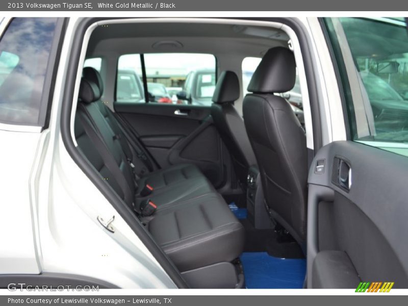 White Gold Metallic / Black 2013 Volkswagen Tiguan SE