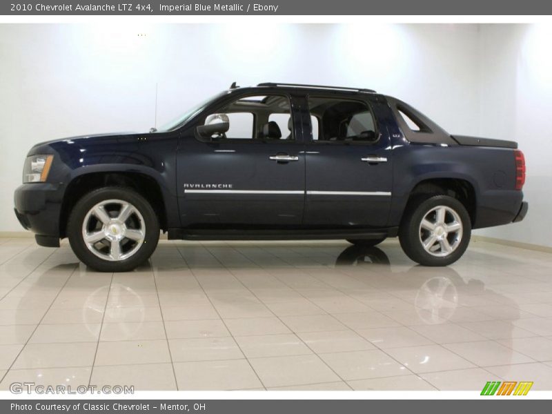 Imperial Blue Metallic / Ebony 2010 Chevrolet Avalanche LTZ 4x4