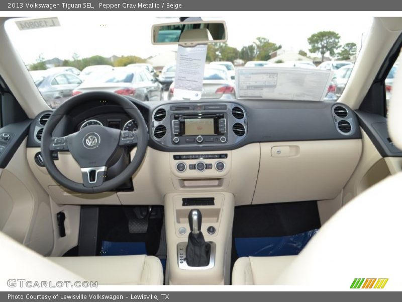 Dashboard of 2013 Tiguan SEL