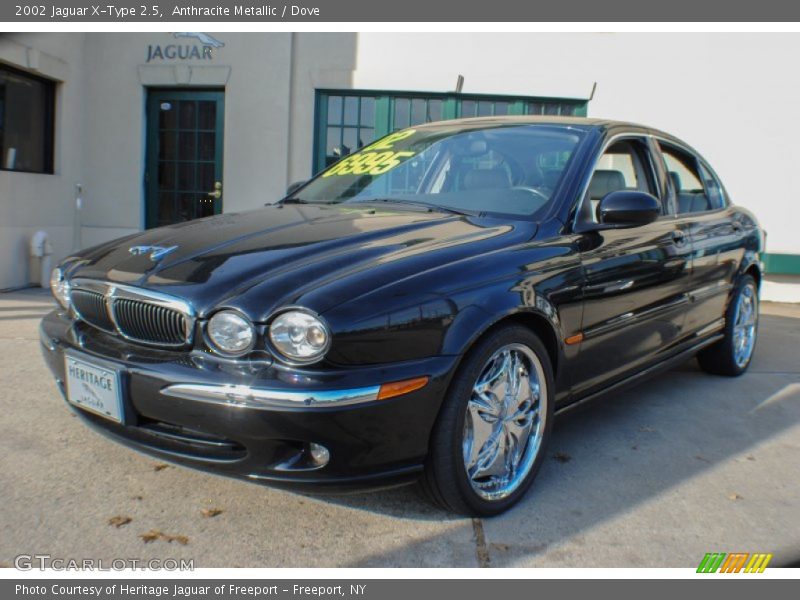 Anthracite Metallic / Dove 2002 Jaguar X-Type 2.5