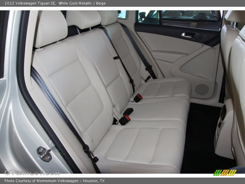 White Gold Metallic / Beige 2013 Volkswagen Tiguan SE