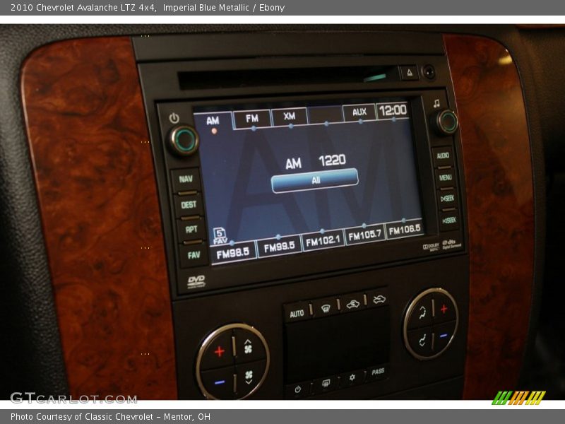 Imperial Blue Metallic / Ebony 2010 Chevrolet Avalanche LTZ 4x4