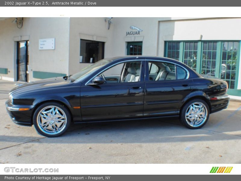Anthracite Metallic / Dove 2002 Jaguar X-Type 2.5