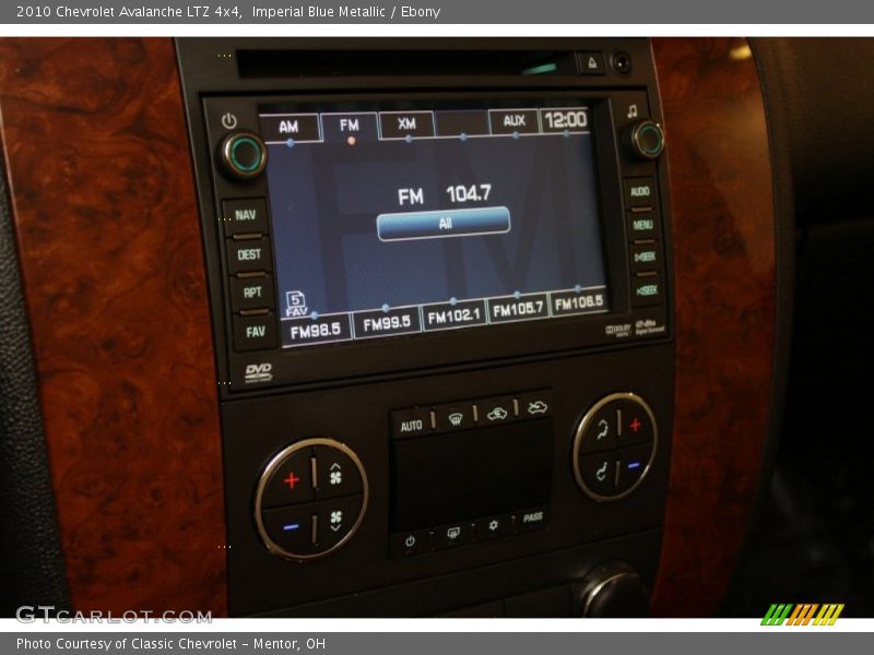 Imperial Blue Metallic / Ebony 2010 Chevrolet Avalanche LTZ 4x4
