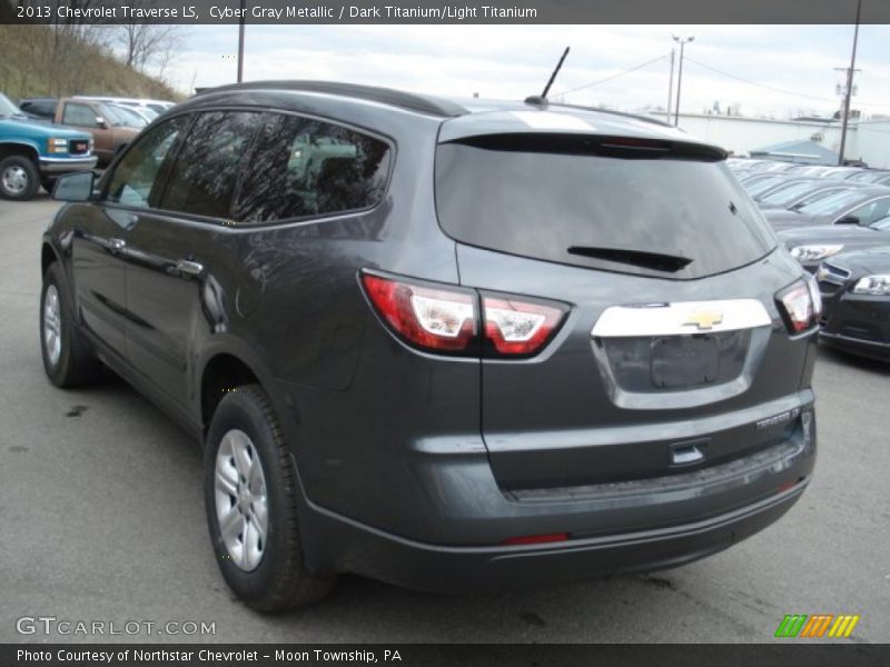 Cyber Gray Metallic / Dark Titanium/Light Titanium 2013 Chevrolet Traverse LS