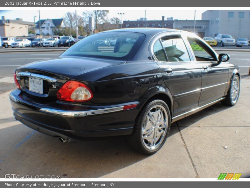 Anthracite Metallic / Dove 2002 Jaguar X-Type 2.5