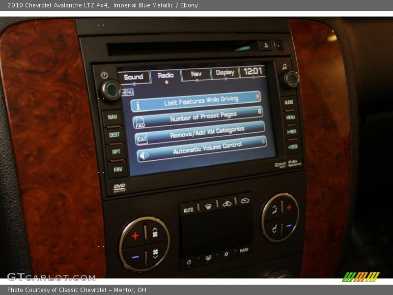 Imperial Blue Metallic / Ebony 2010 Chevrolet Avalanche LTZ 4x4