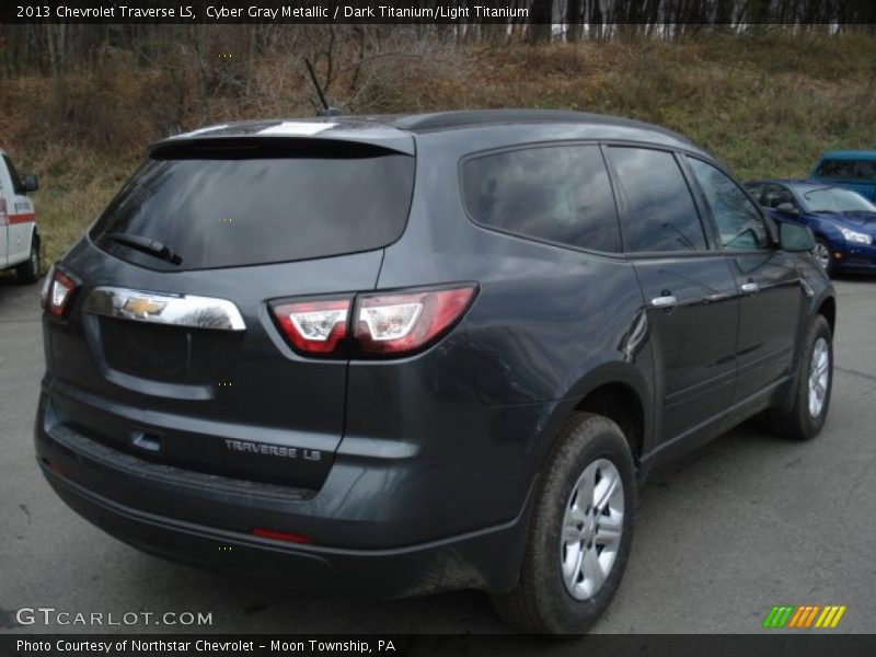 Cyber Gray Metallic / Dark Titanium/Light Titanium 2013 Chevrolet Traverse LS
