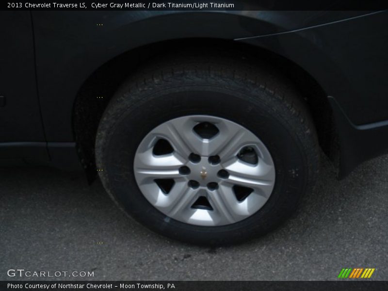 Cyber Gray Metallic / Dark Titanium/Light Titanium 2013 Chevrolet Traverse LS