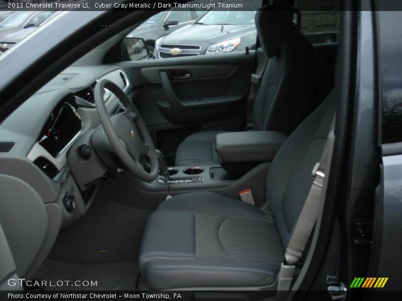 Cyber Gray Metallic / Dark Titanium/Light Titanium 2013 Chevrolet Traverse LS