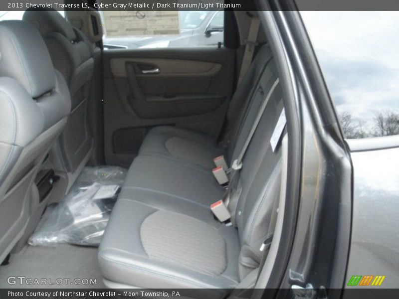 Cyber Gray Metallic / Dark Titanium/Light Titanium 2013 Chevrolet Traverse LS